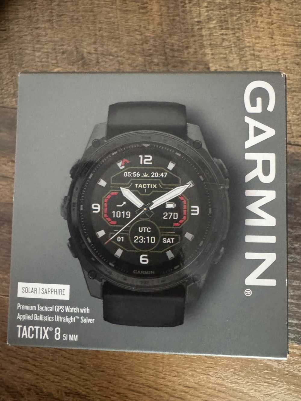 Garmin Tactix 8 Solar Sapphire Tactical GPS Watch 51mm